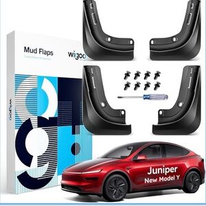 Wigoo 2026 New Tesla Model Y Juniper Accessories Mud Flaps No Drilling